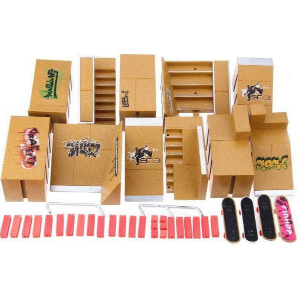 11pcs Skate Park Ramps Parts Sets Kit Ramp